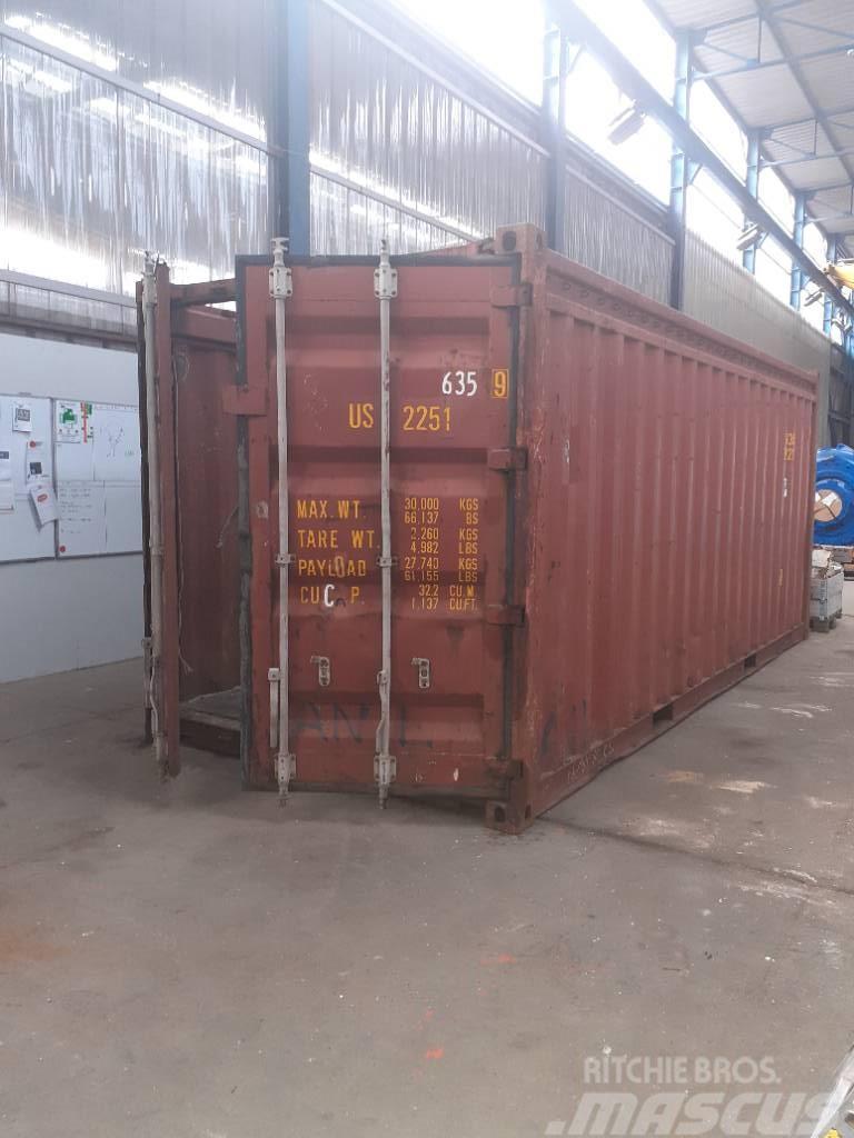  Container Open TOP 20 Pied Uzglabāšanas konteineri