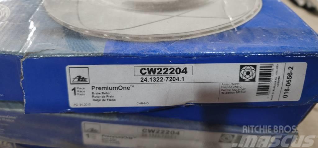  Ate  Disc Brake Rotor Front CW22204 Bremzes