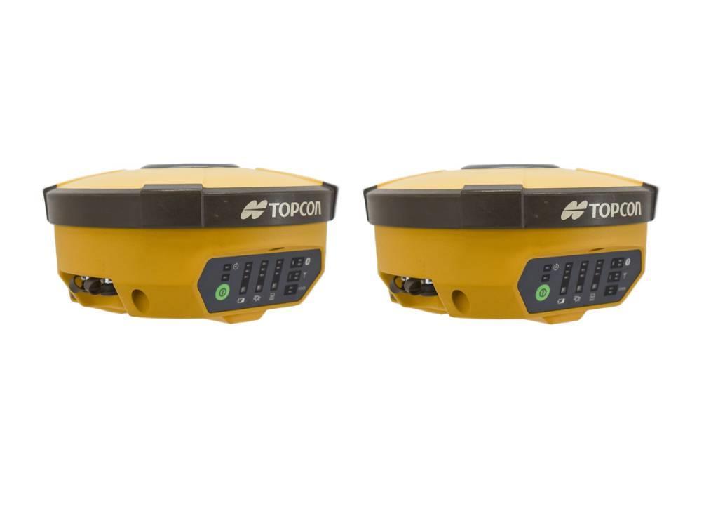 Topcon Dual Hiper V FH915 900 MHz Base/Rover Receiver Kit Citas sastāvdaļas