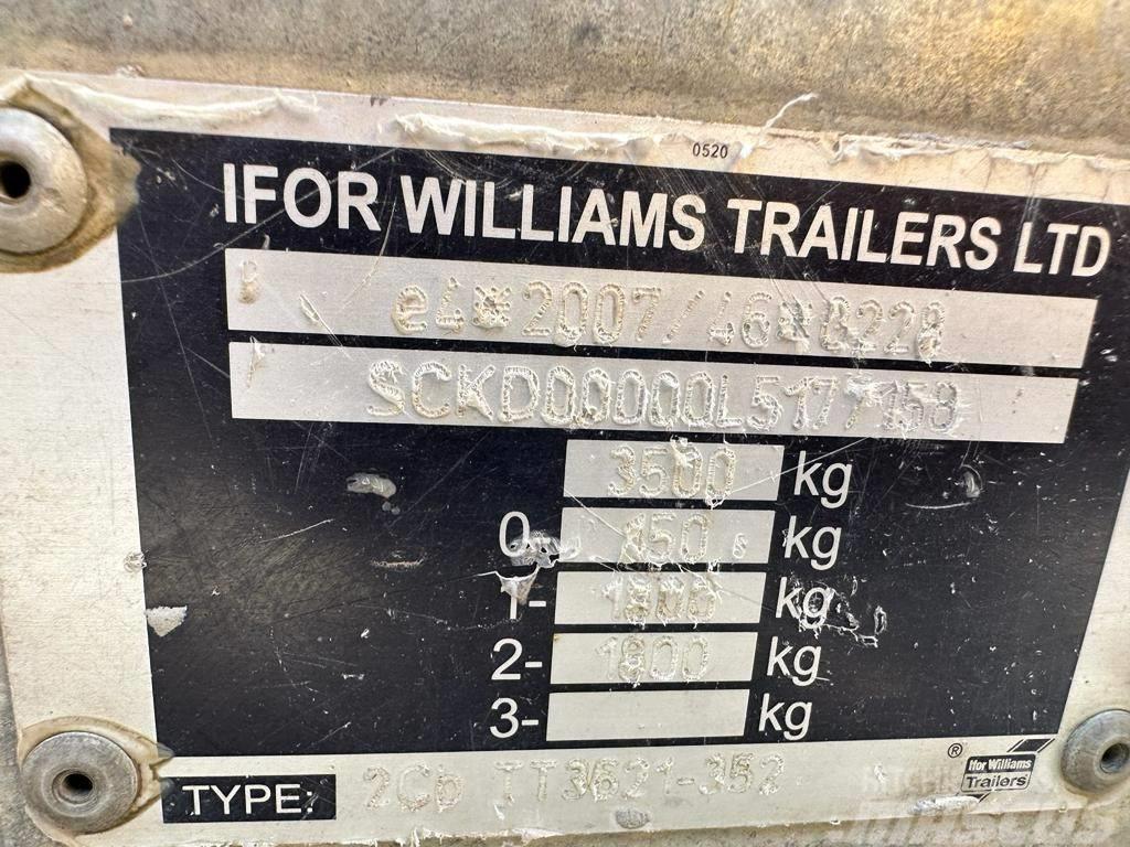 Ifor Williams TT3621 Trailer Treileri-pašizgāzēji