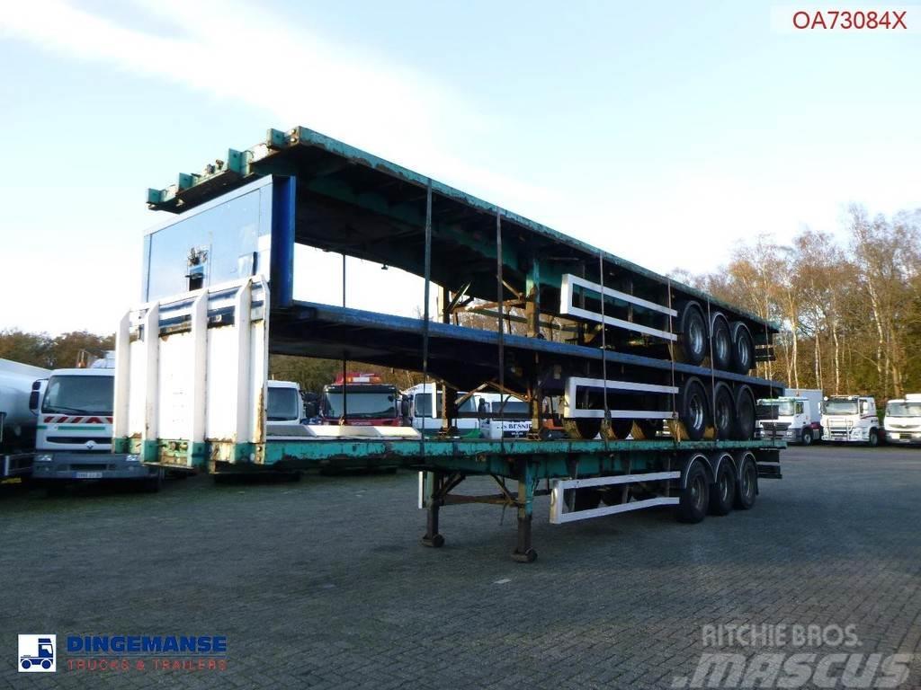 SDC Stack - 3 x platform trailer 13.6 m / 39 t Tents treileri