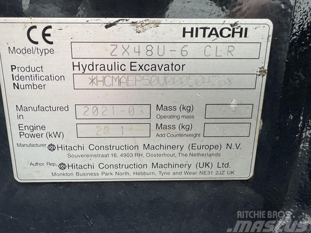 Hitachi ZX 48 U-6 Mini ekskavatori < 7 t