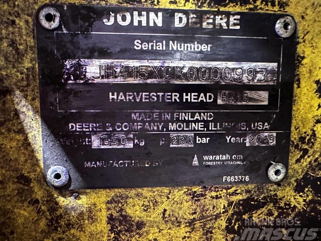 John Deere H 415 Hārvesteru kausi