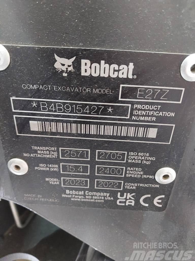 Bobcat E 27 Z Mini ekskavatori < 7 t