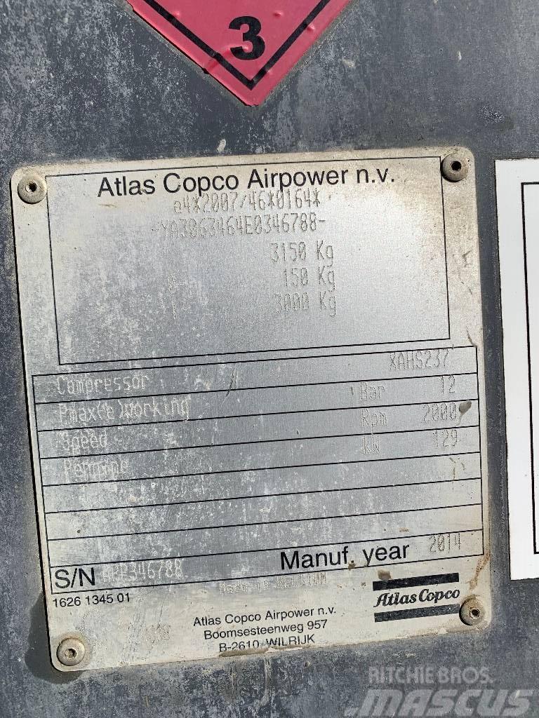 Atlas Copco XAHS 237 Kompresori