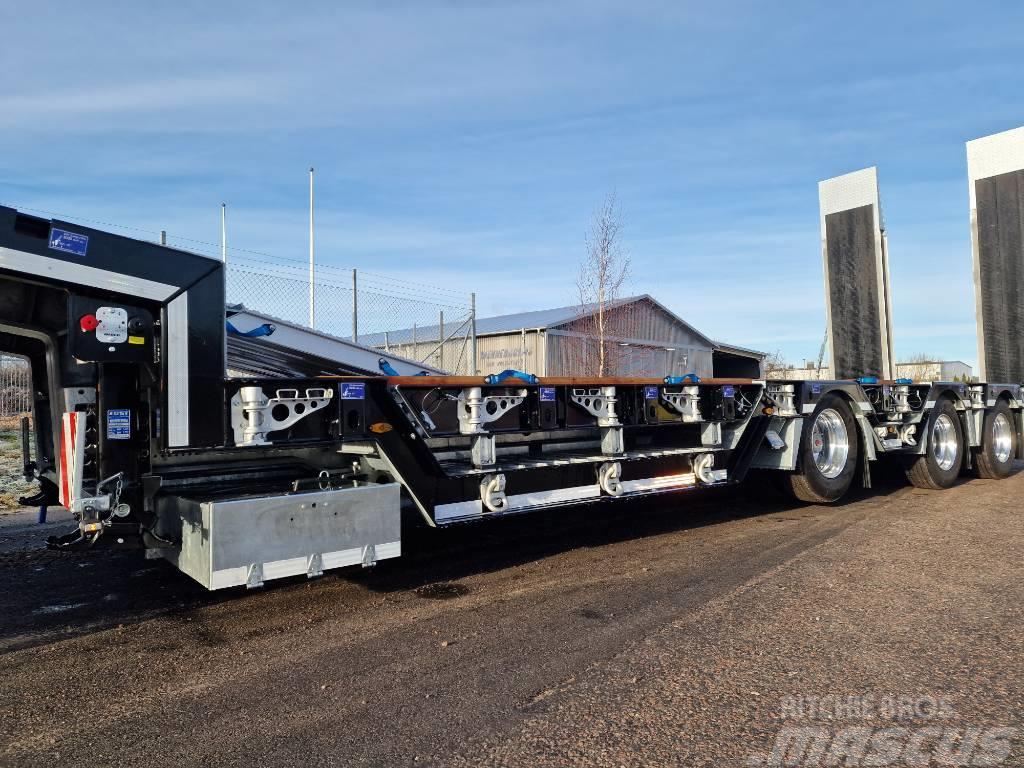 Humbaur HTS30  flatbed semi-trailer Zemie treileri