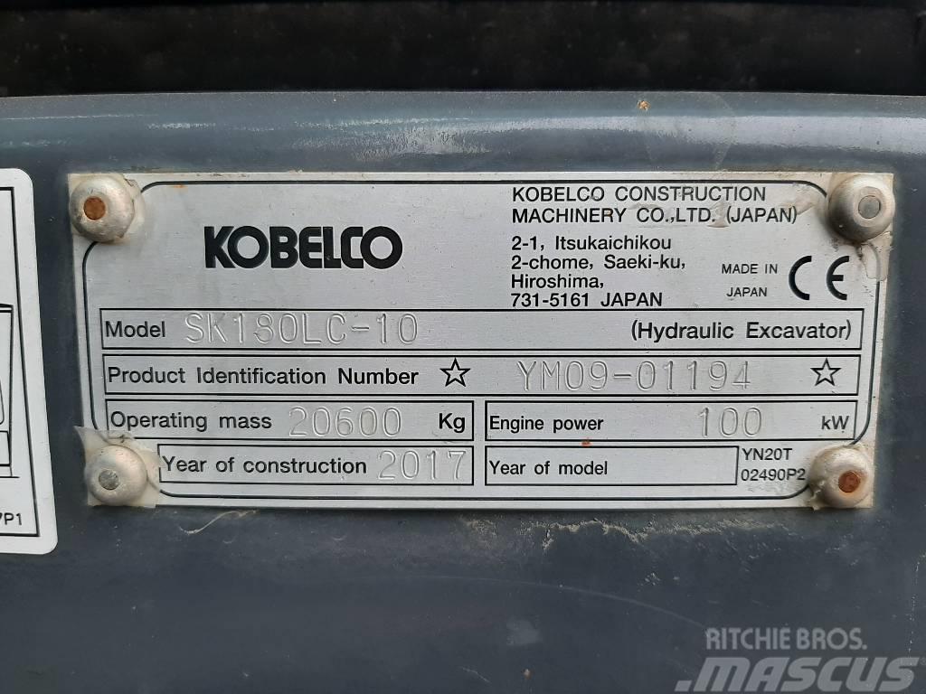 Kobelco SK180LC-10 Kāpurķēžu ekskavatori