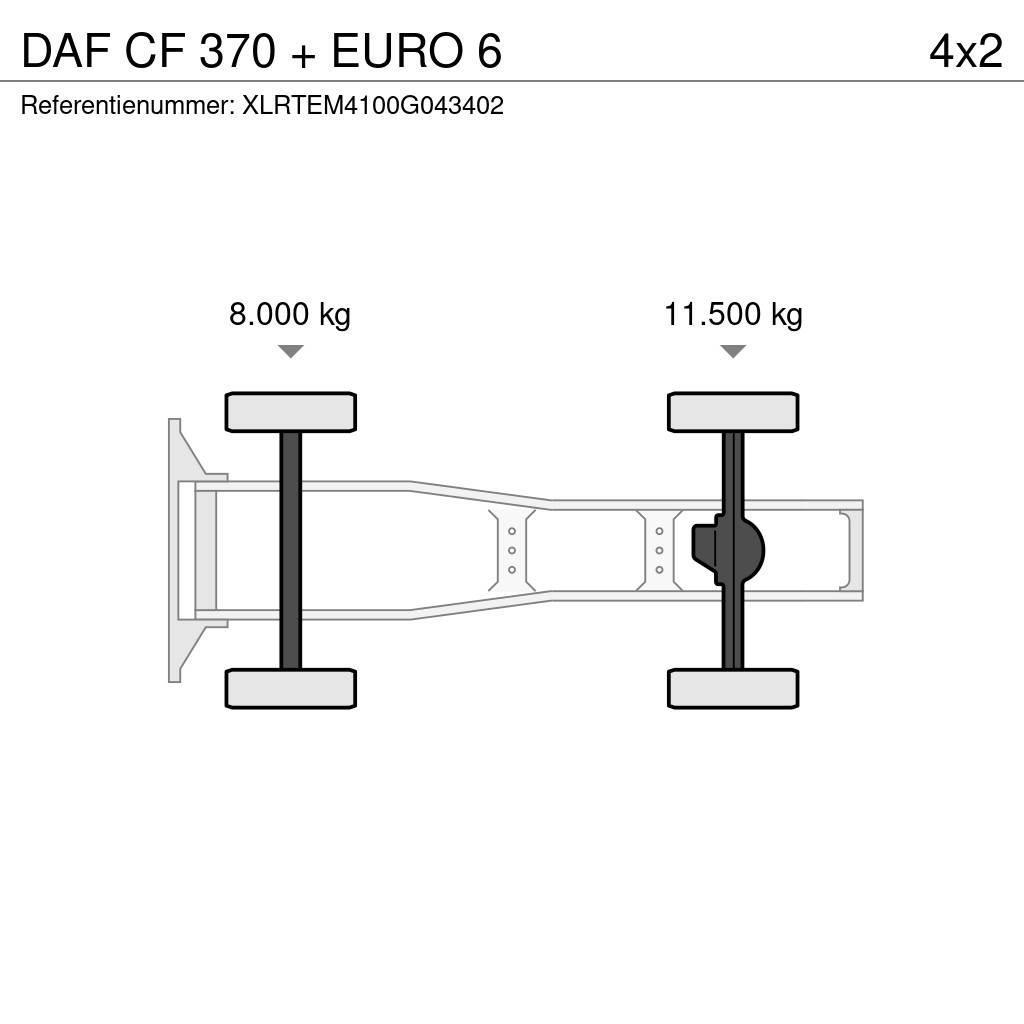 DAF CF 370 + EURO 6 Vilcēji