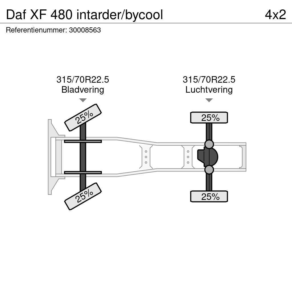 DAF XF 480 intarder/bycool Vilcēji