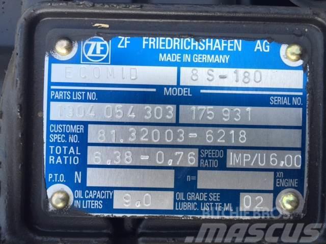 ZF 8S180 Ecomid 1304 054 303 Getriebe Pārnesumkārbas