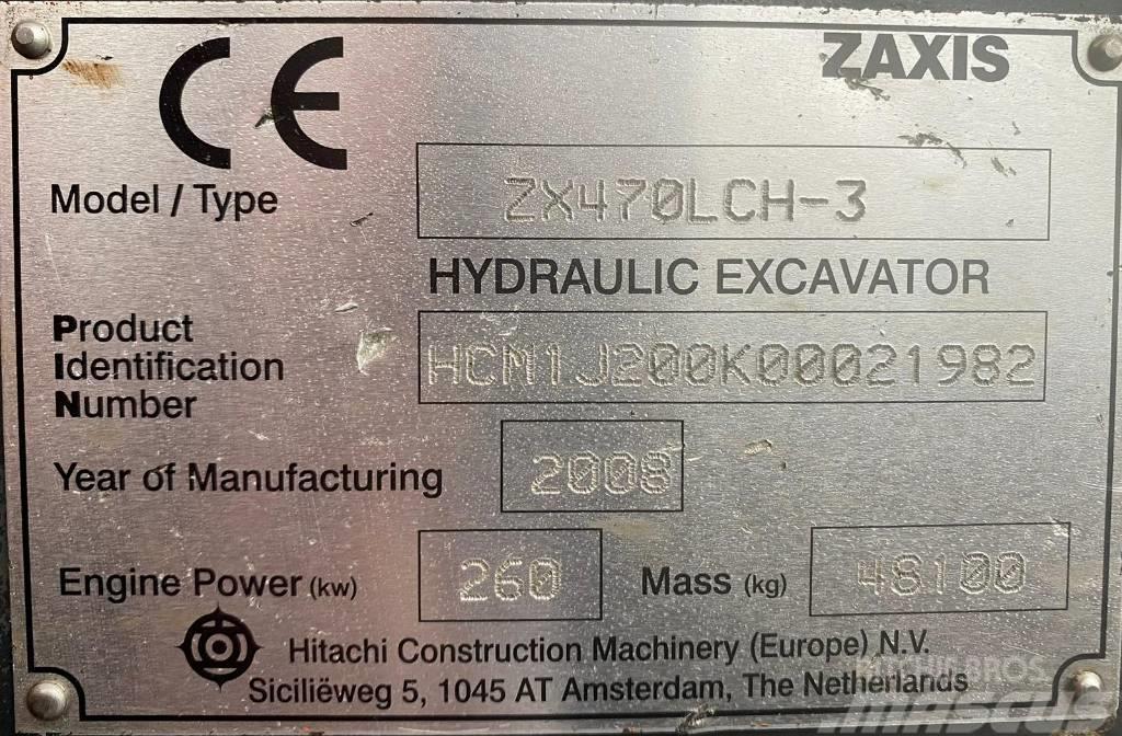 Hitachi ZX 470 LC H-3 Kāpurķēžu ekskavatori