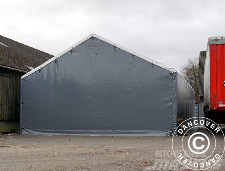 Dancover Storage Shelter Titanium 8x18x3x5m PVC Telthal Citi