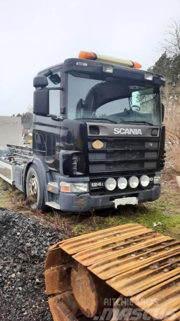 Scania R124LB6x2 Platformas/izkraušana no sāniem