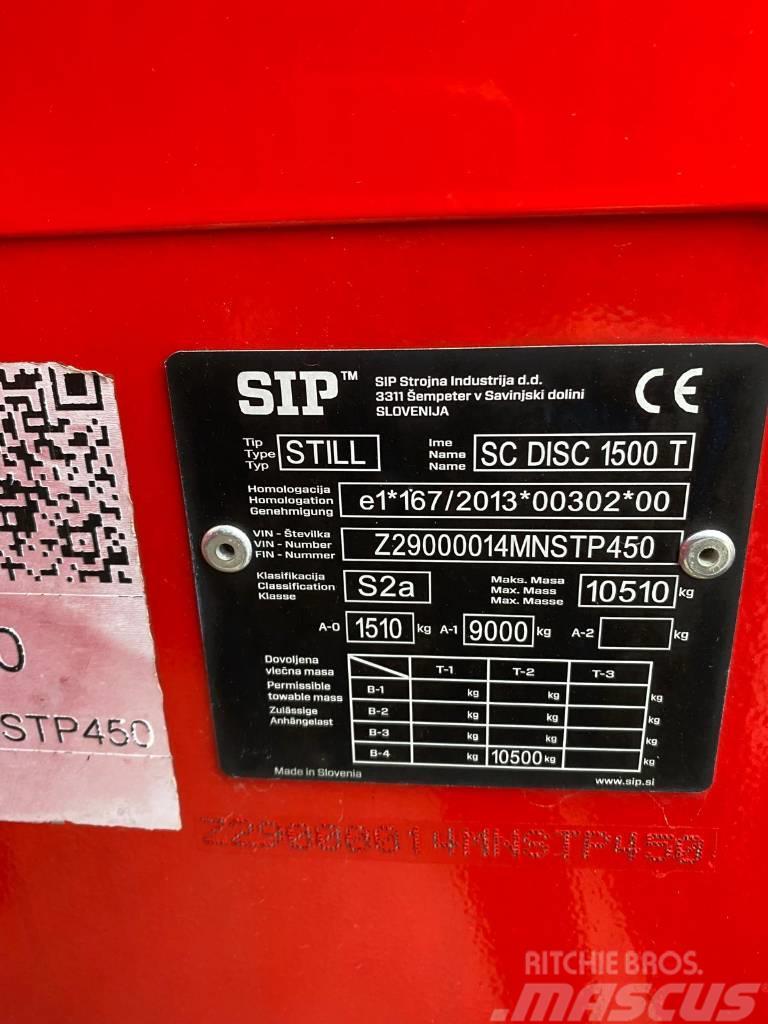 SIP SilverCut Disc 1500 T Pļaujmašīnas ar kondicionieri