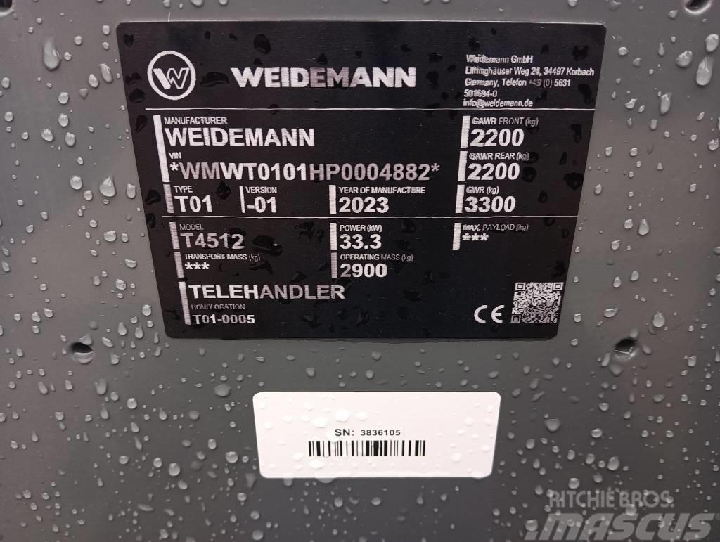 Weidemann T4512 Teleskopiskie manipulatori