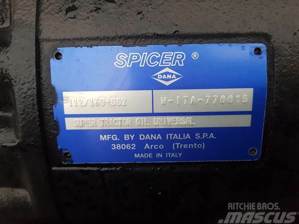 Redrock TH301-Spicer Dana 112/160-002-Axle/Achse/As Asis