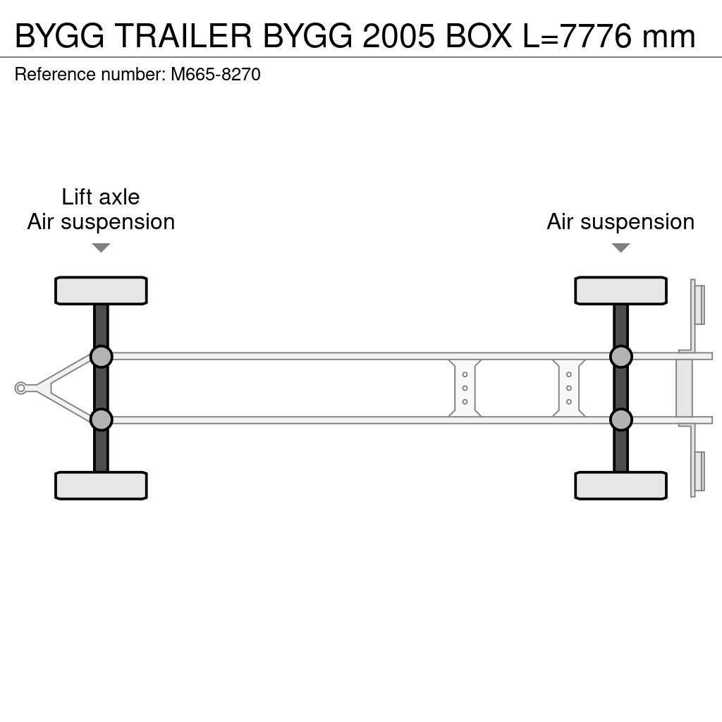  Bygg TRAILER BYGG 2005 BOX L=7776 mm Furgons
