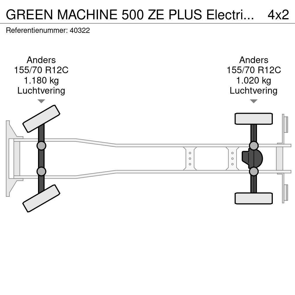 Green Machines 500 ZE PLUS Electric sweeper Ielu tīrāmās mašīnas