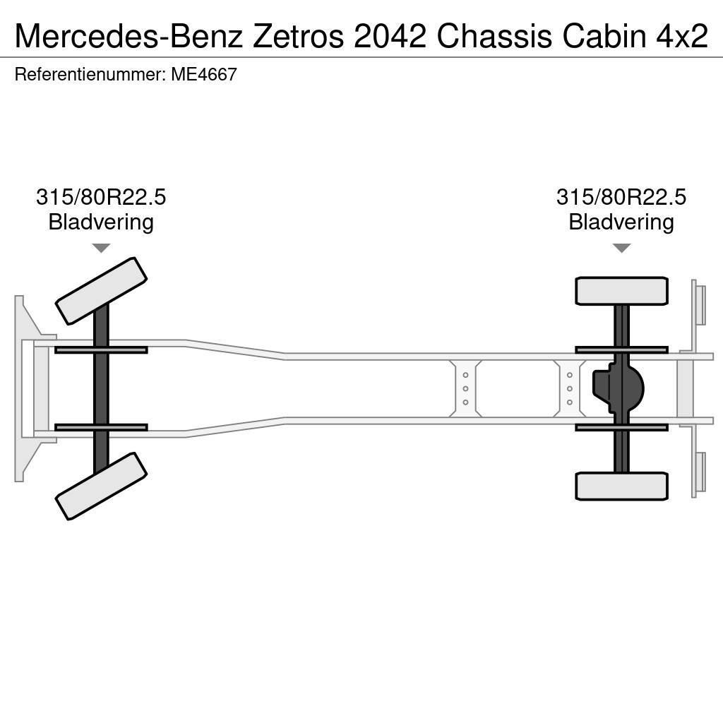 Mercedes-Benz Zetros 2042 Chassis Cabin Šasija ar kabīni