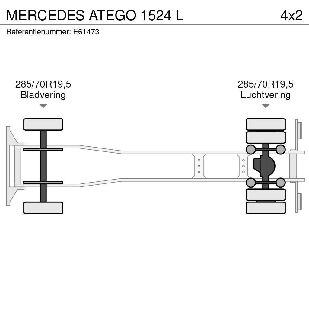 Mercedes-Benz ATEGO 1524 L Kravas automašīnas - refrižeratori
