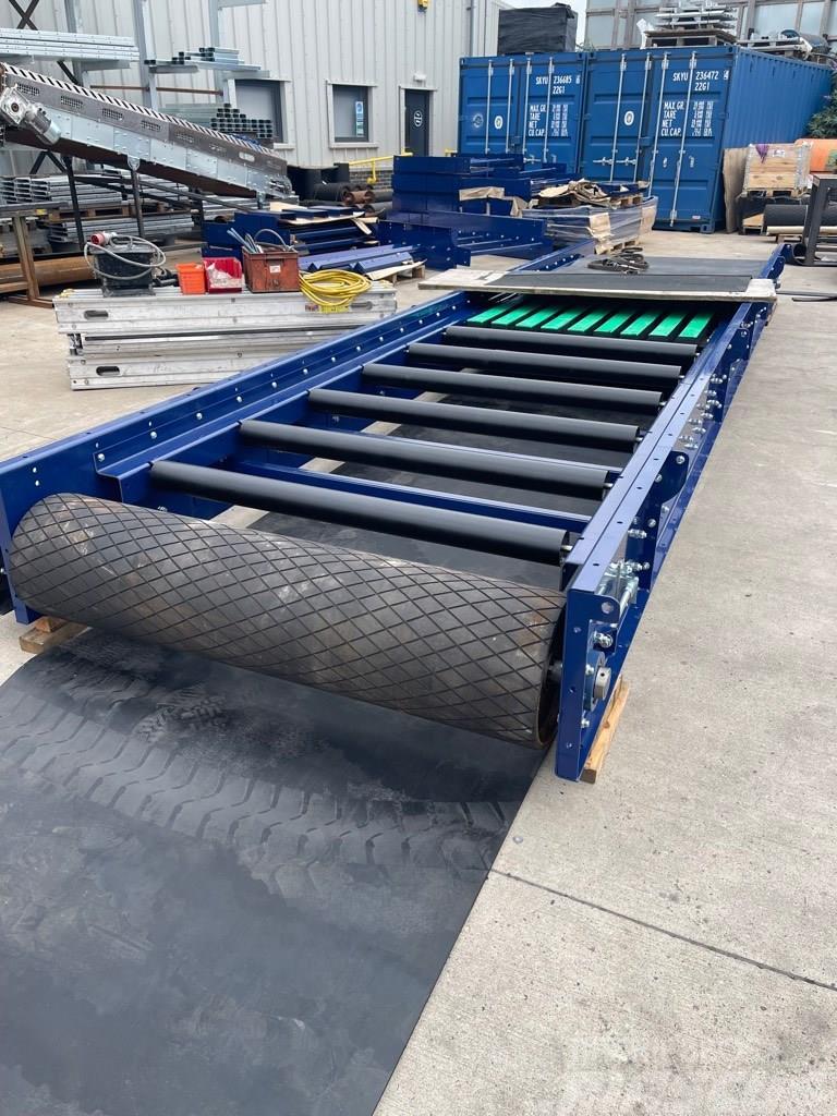  Recycling Conveyor RC Conveyor 600mm x 12 meters Atkritumu konveijeri
