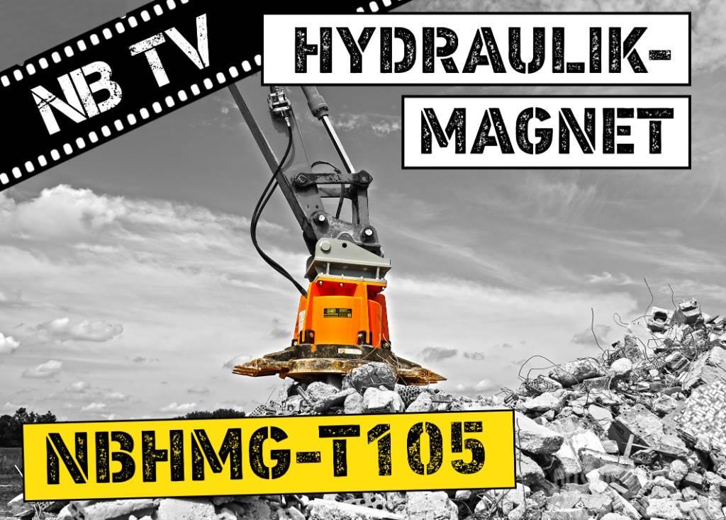  Hydraulikmagnet NBHMG T105 | Baggermagnet | 19-23t Kāpurķēžu ekskavatori