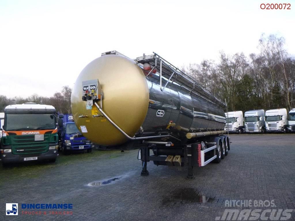 Van Hool Chemical tank inox L4BH 30 m3 / 1 comp / ADR 29/08 Autocisternas