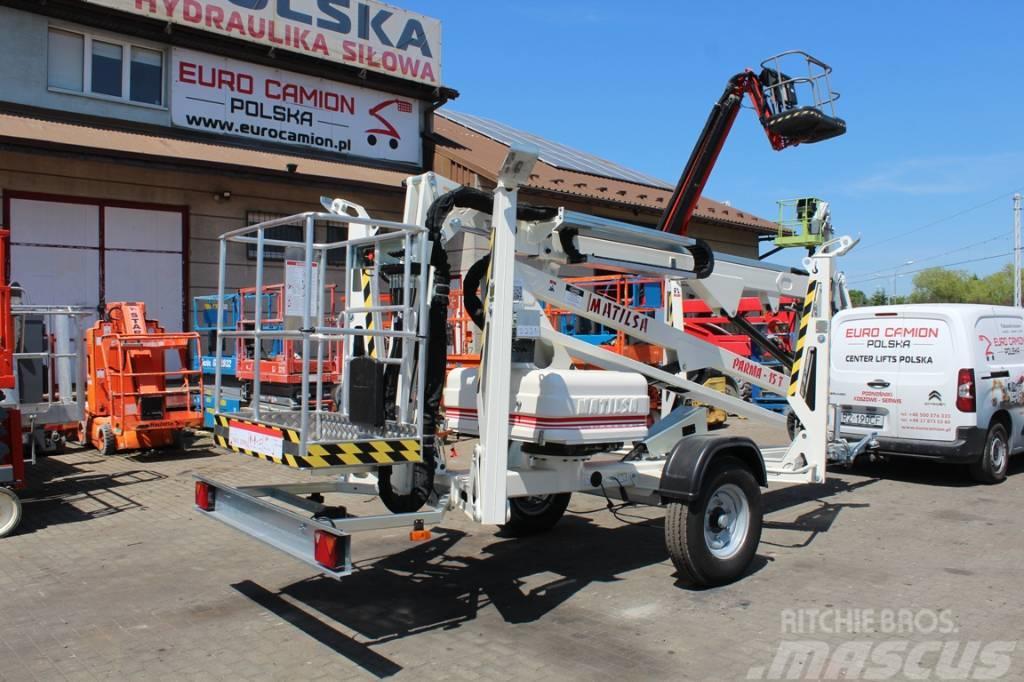Matilsa Parma 15T - 15 m trailer lift Genie Niftylift Pacēlājplatformas - piekabes