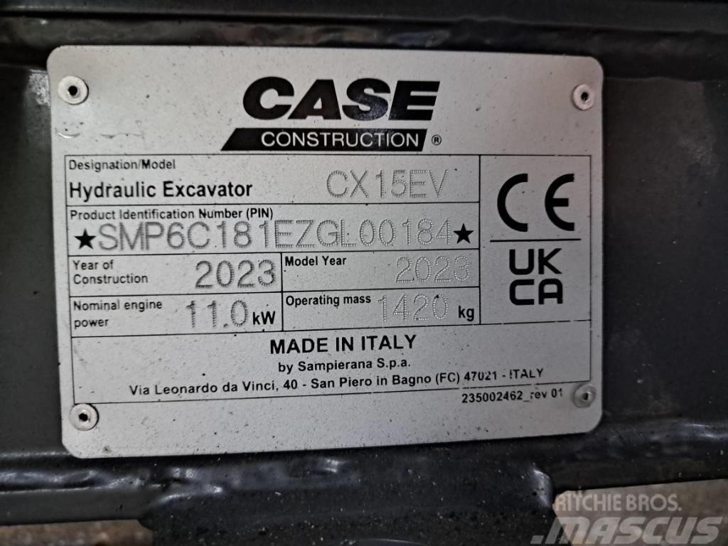CASE CX15EV Mini ekskavatori < 7 t