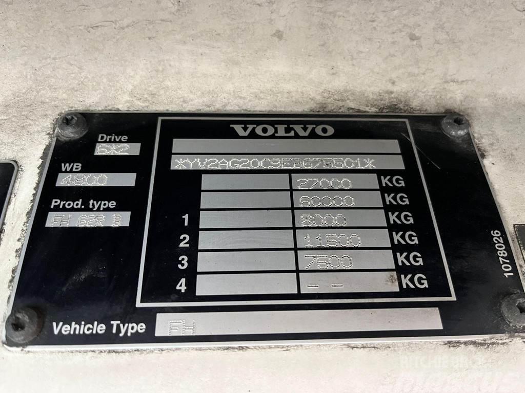 Volvo FH 460 6x2 SOLD AS CHASSIS / CHASSIS L=7350 mm Šasija ar kabīni