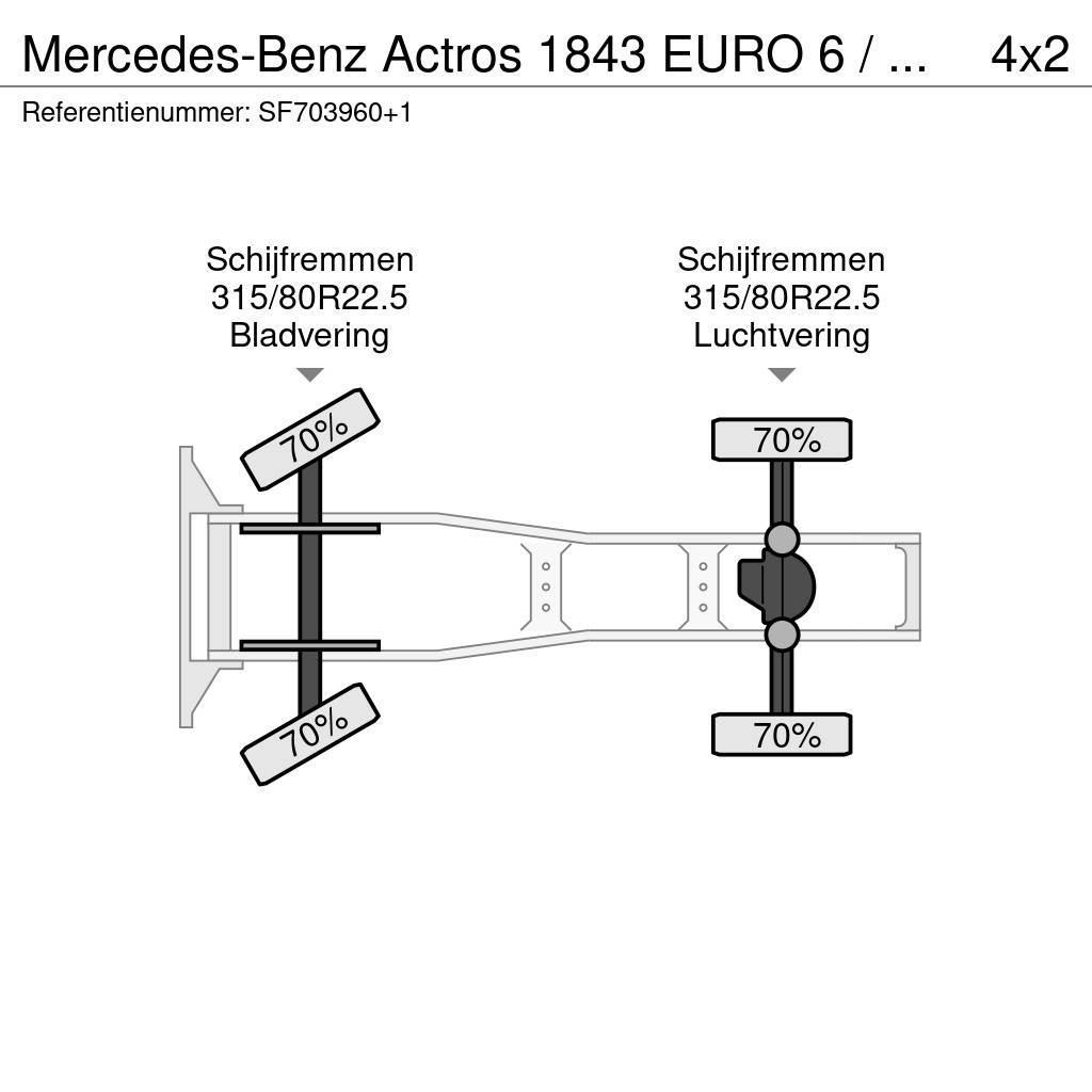 Mercedes-Benz Actros 1843 EURO 6 / PTO Vilcēji