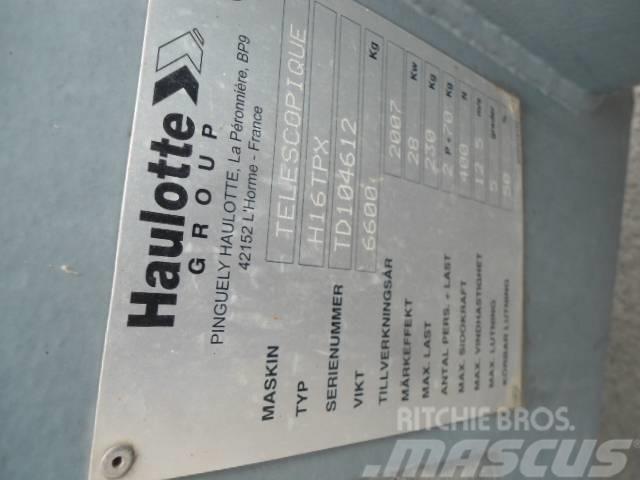 Haulotte H 16 TPX Teleskopiskie pacēlāji