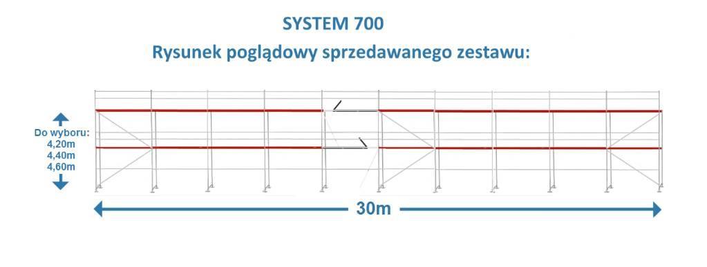  DUDIX SYSTEM700 Gerüstbau Scaffolding Sastatņu aprīkojums
