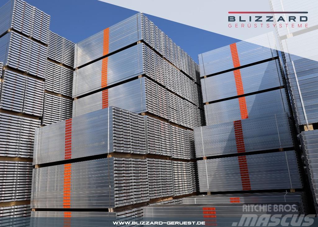 Blizzard Gerüstsysteme 130,16 m² Aluminium Gerüst + Alu-Rah Sastatņu aprīkojums