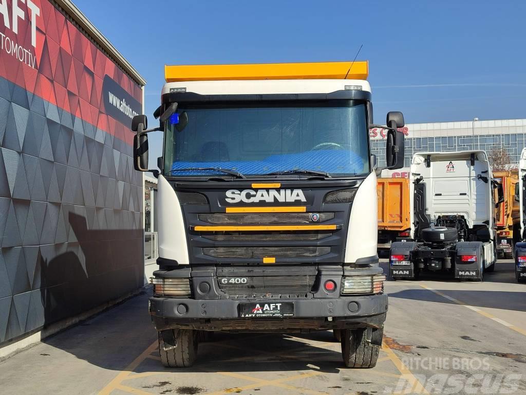 Scania 2015 G 400 E5 AC HARDOX TIPPER Pašizgāzējs