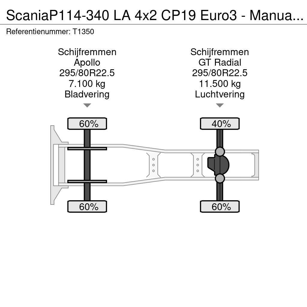 Scania P114-340 LA 4x2 CP19 Euro3 - Manual - Side Skirts Vilcēji