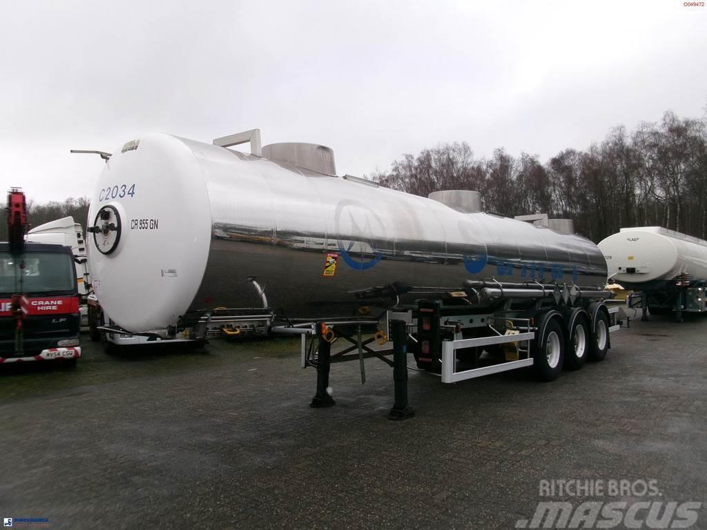 Magyar Chemical tank inox 22.5 m3 / 1 comp ADR 29-05-2024 Autocisternas
