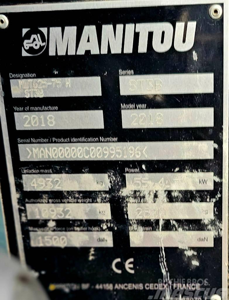 Manitou MLT 625 -75H  CLASSIC Teleskopiskie manipulatori