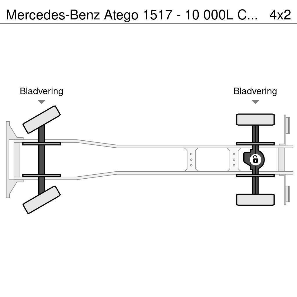 Mercedes-Benz Atego 1517 - 10 000L CARBURANT / FUEL - 4 COMP - L Autocisterna