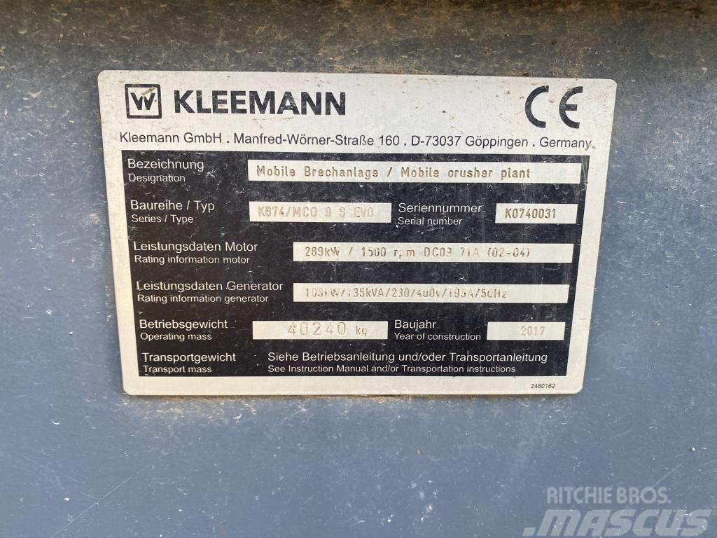 Kleemann MC O9 S EVO Mobilie drupinātāji