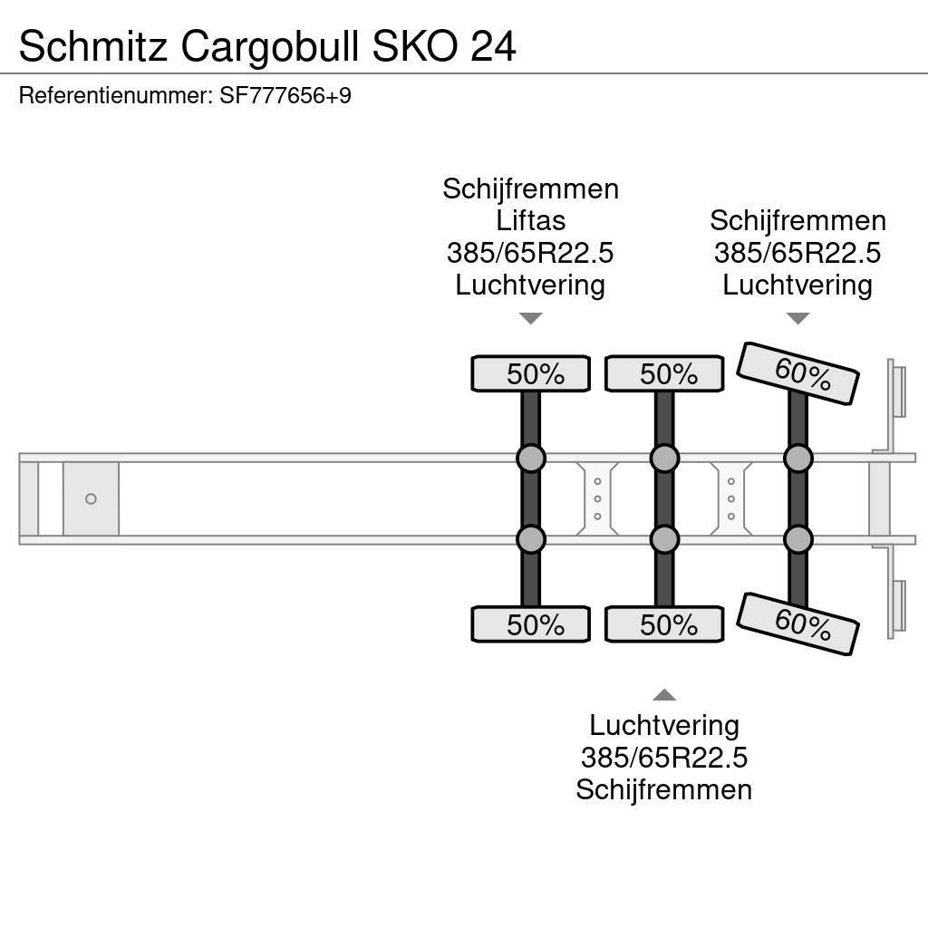 Schmitz Cargobull SKO 24 Noslēgtās piekabes