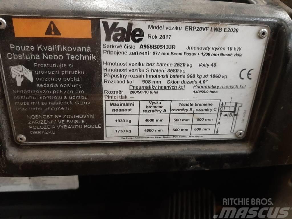 Yale ERP20VFLWB Elektriskie iekrāvēji
