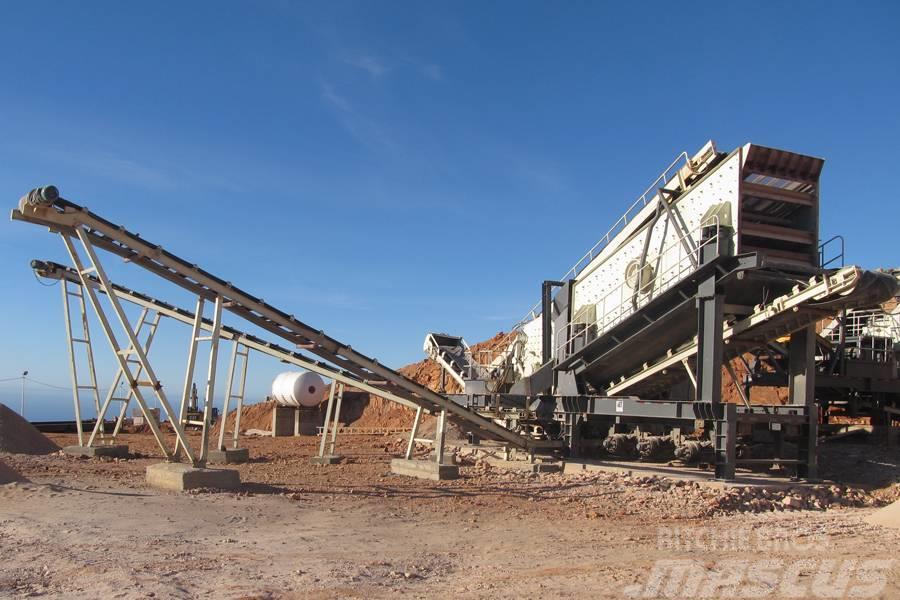 Liming 400tph gypsum mobile crushing plant Rūpnīcas