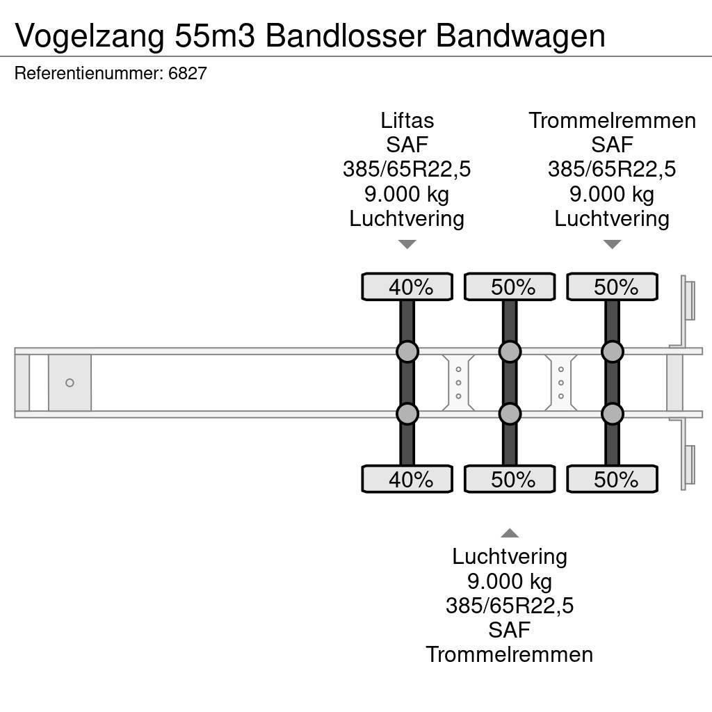 Vogelzang 55m3 Bandlosser Bandwagen Citas piekabes