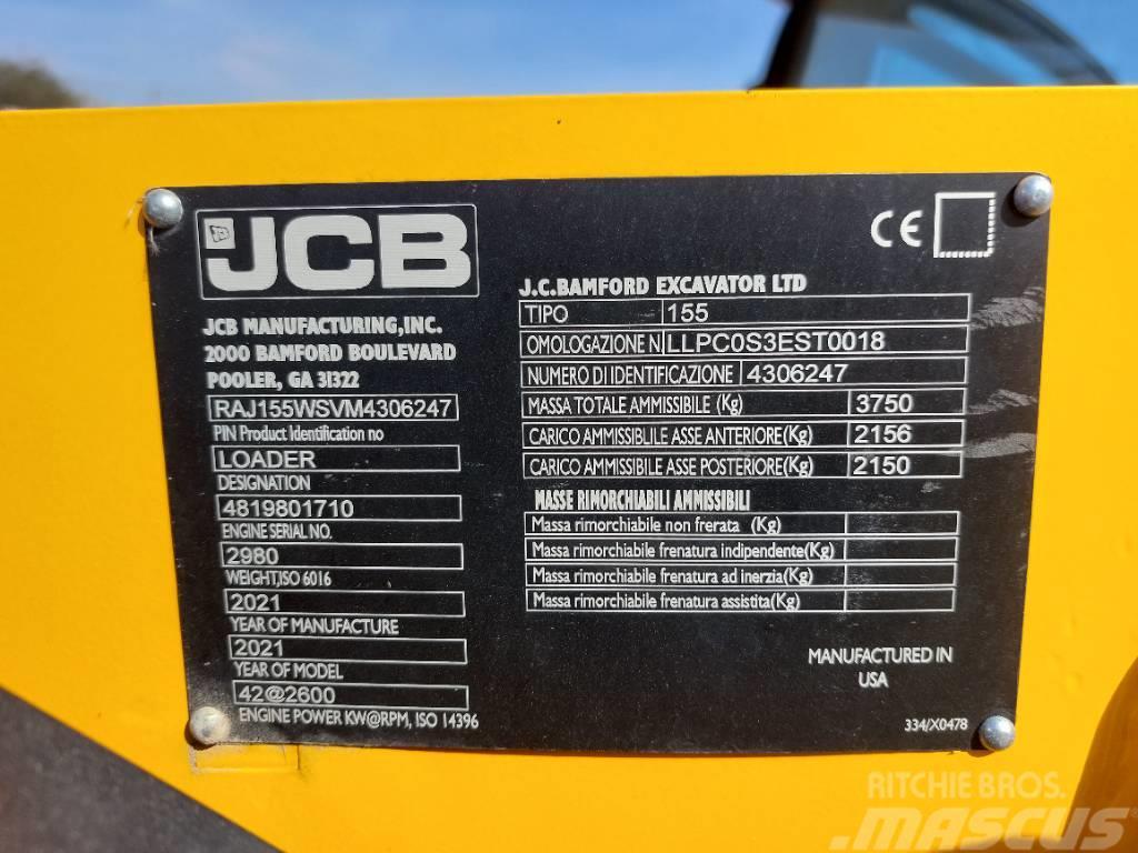 JCB 155 Lietoti riteņu kompaktiekrāvēji