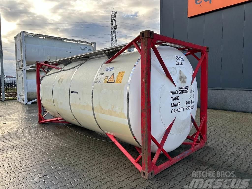 CIMC ISO 20FT 24.920L tankcontainer, UN Portable, T11, Cisternas
