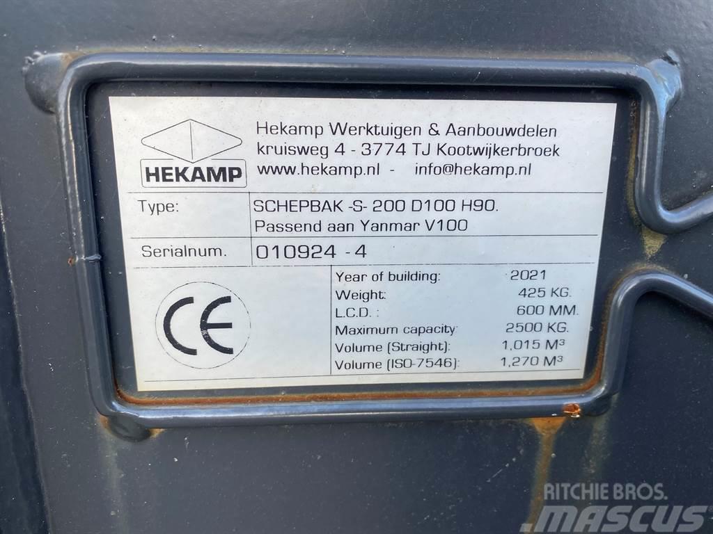 Terex Schaeff Ø50MM-Hekamp SCHEPBAK-S-200 D100 H90-Bucket Kausi