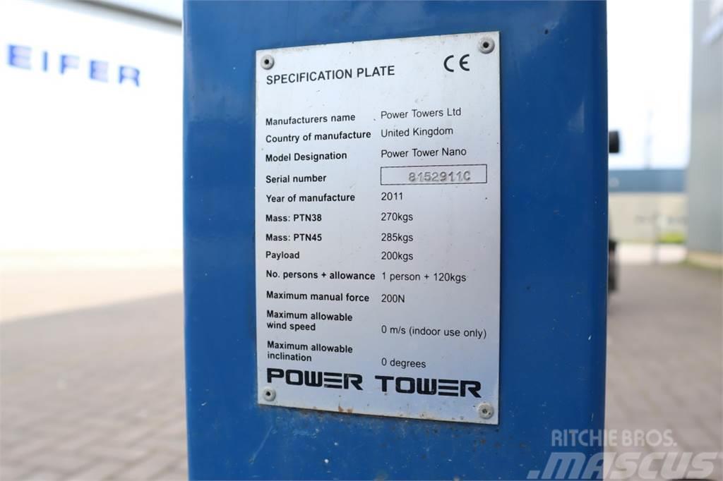 Power TOWER NANO SP Electric, 4.50m Working Height, 200k Strēles pacēlāji