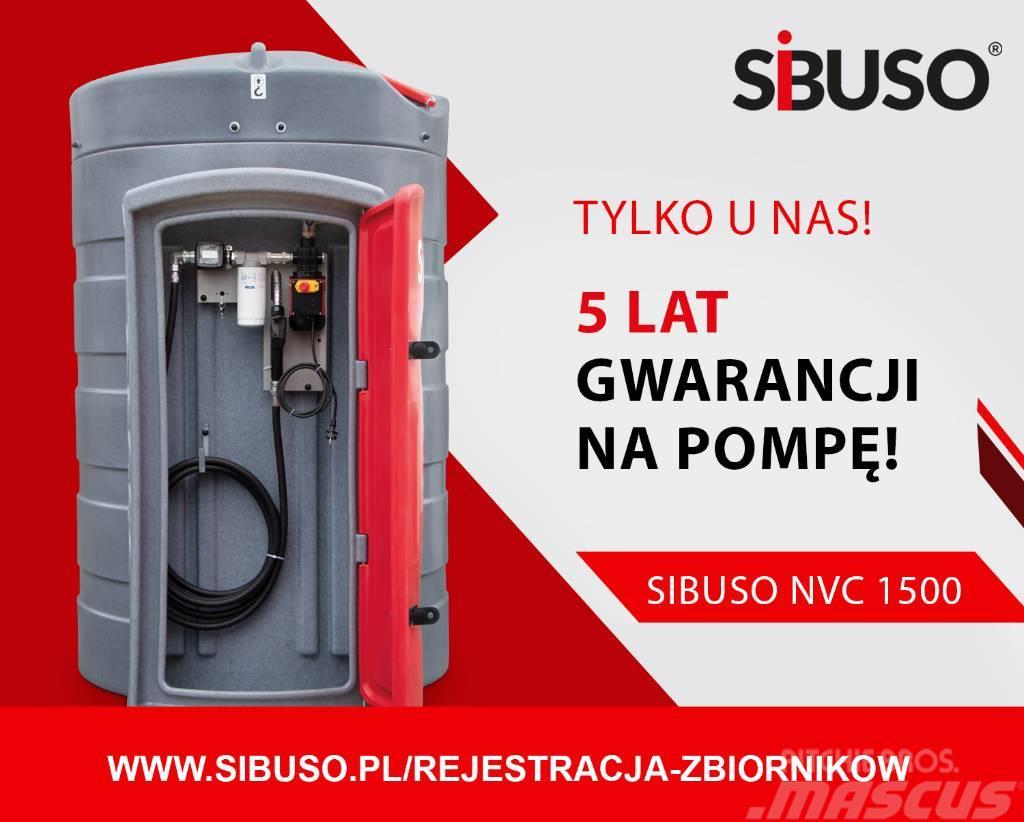Sibuso NVC 1500L zbiornik Diesel z szafą Tvertnes