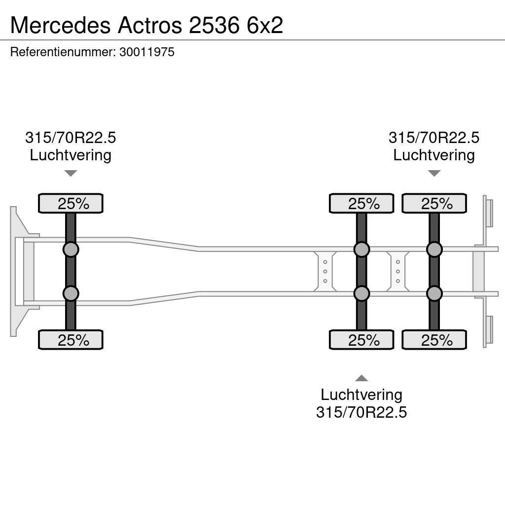 Mercedes-Benz Actros 2536 6x2 Furgons